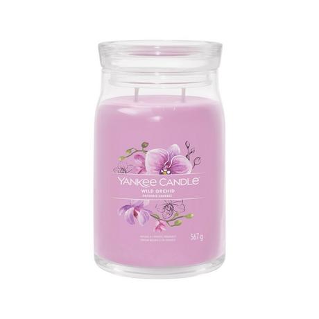 Yankee Candle Signature Candela profumata in vetro Wild Orchid 