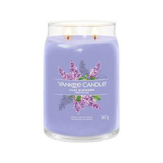 Yankee Candle Signature Bougie parfumée en verre Lilac Blossoms 