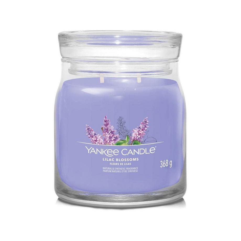Yankee Candle Signature Candela profumata in vetro Lilac Blossoms 