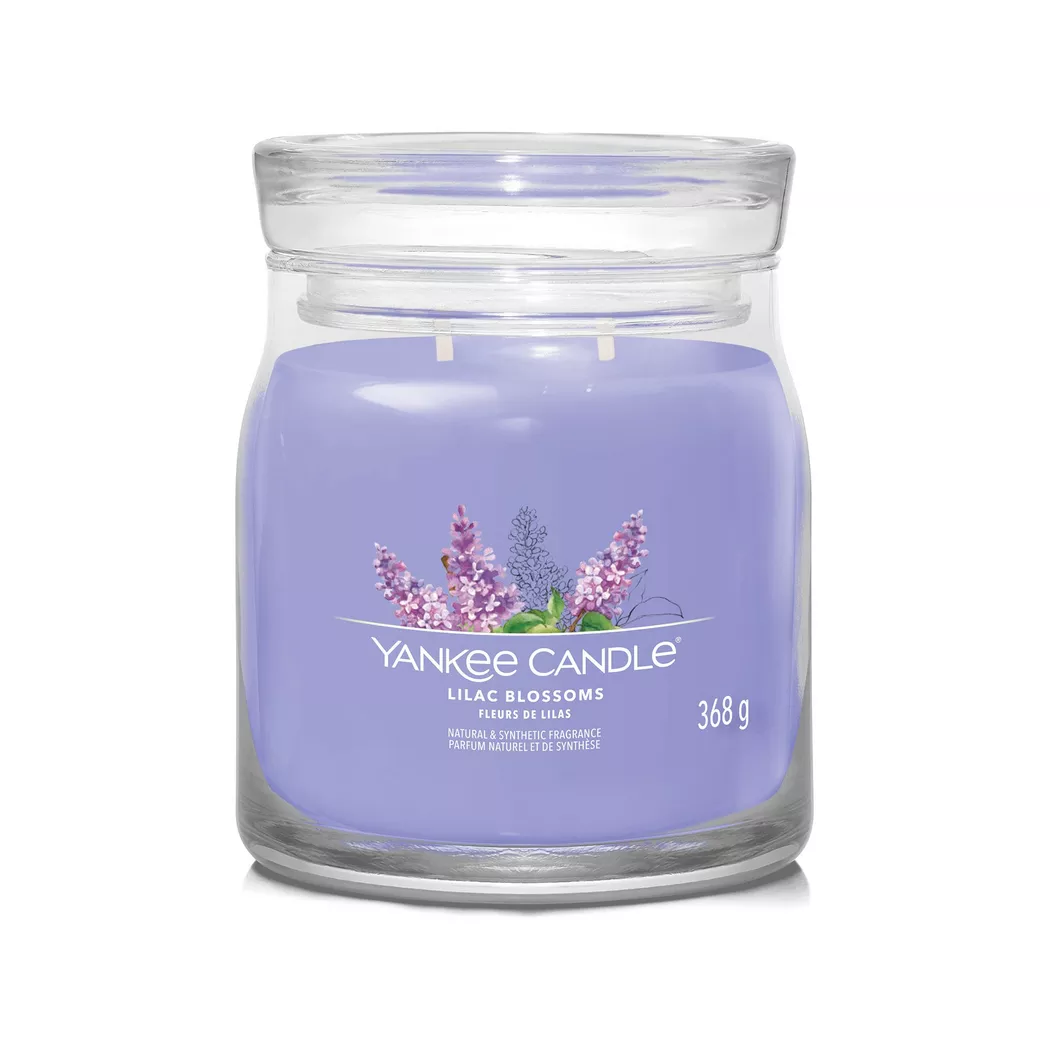 Yankee Candle - Signature Lilac Blossoms Medium Jar