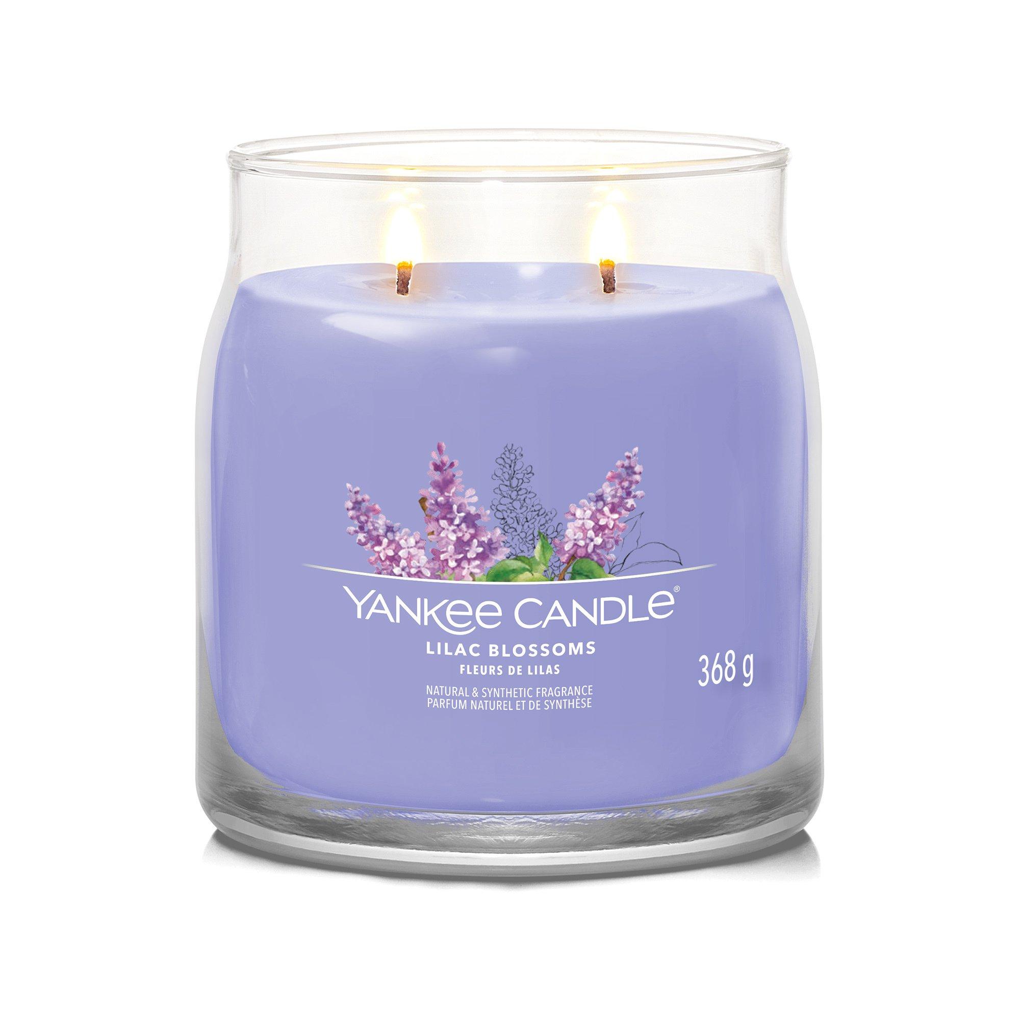 Yankee Candle Signature Candela profumata in vetro Lilac Blossoms 