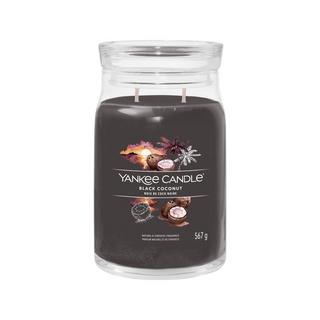 Yankee Candle Signature Candela profumata in vetro Black Coconut 