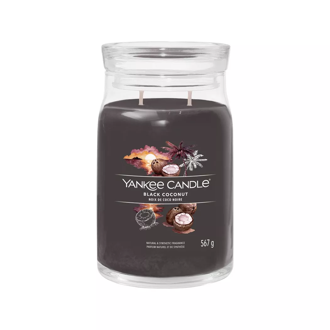 Yankee Candle Signature - Duftkerze im Glas, 567G, Charcoal Black 2