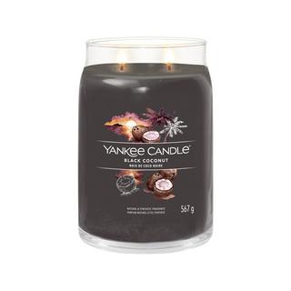 Yankee Candle Signature Candela profumata in vetro Black Coconut 