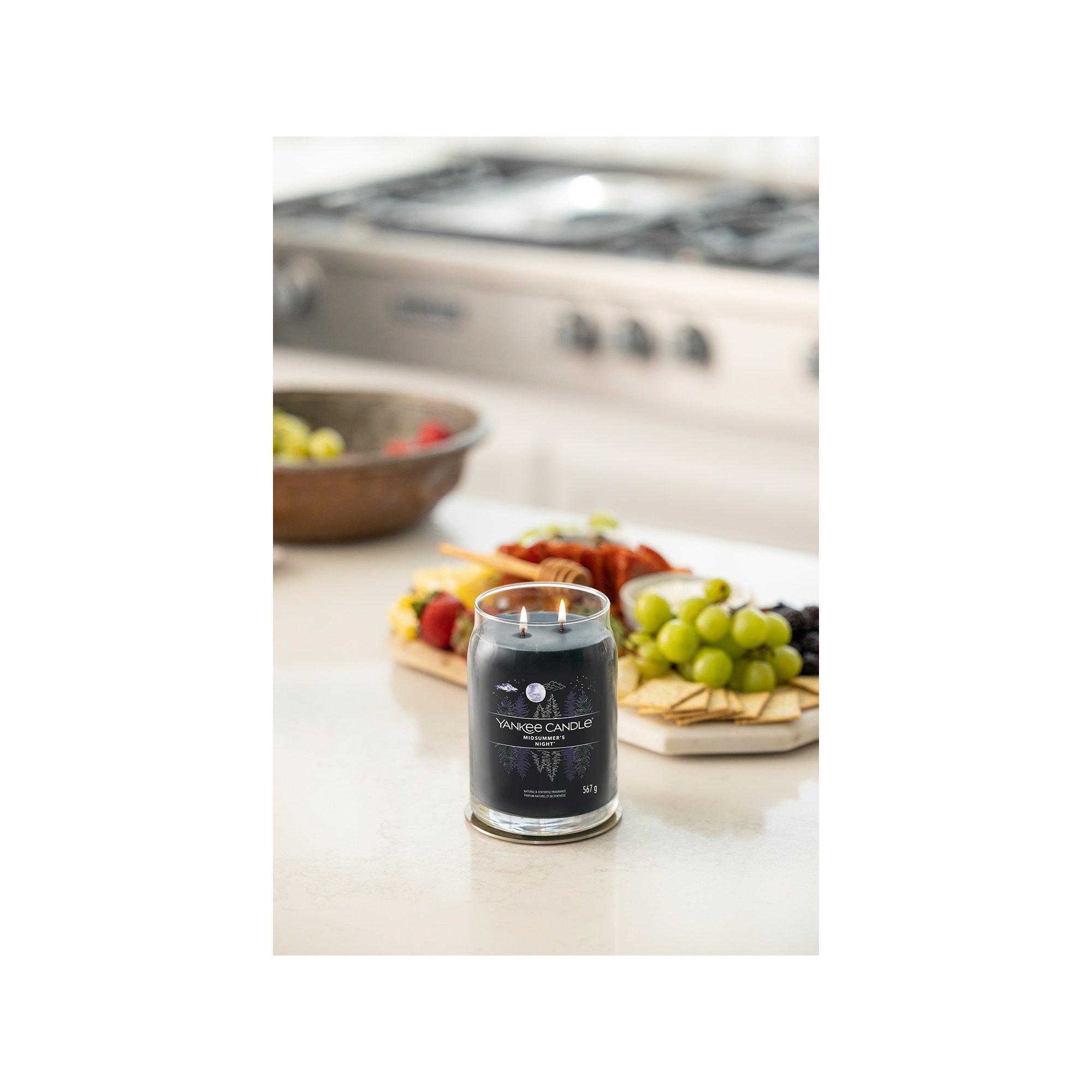 Yankee Candle Signature Candela profumata in vetro Midsummers Night 