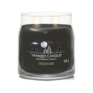 Yankee Candle Signature Bougie parfumée en verre Midsummers Night 