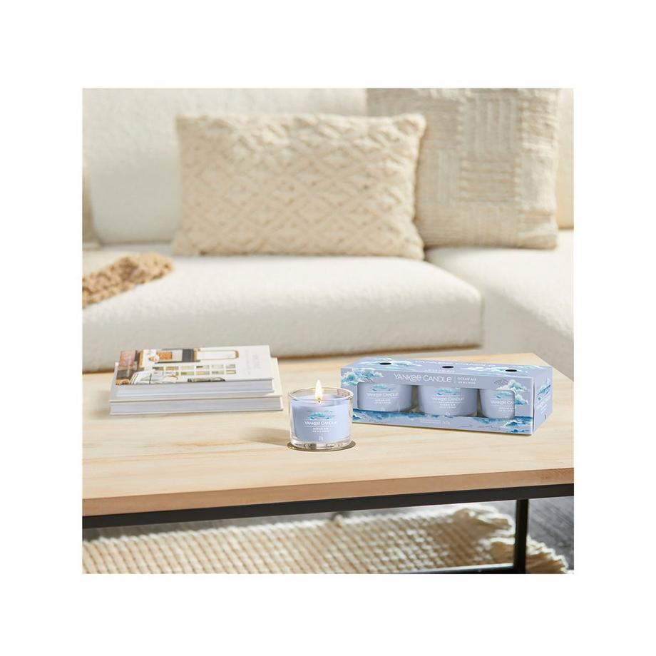 Yankee Candle Signature Bougie parfumée en verre Ocean Air 