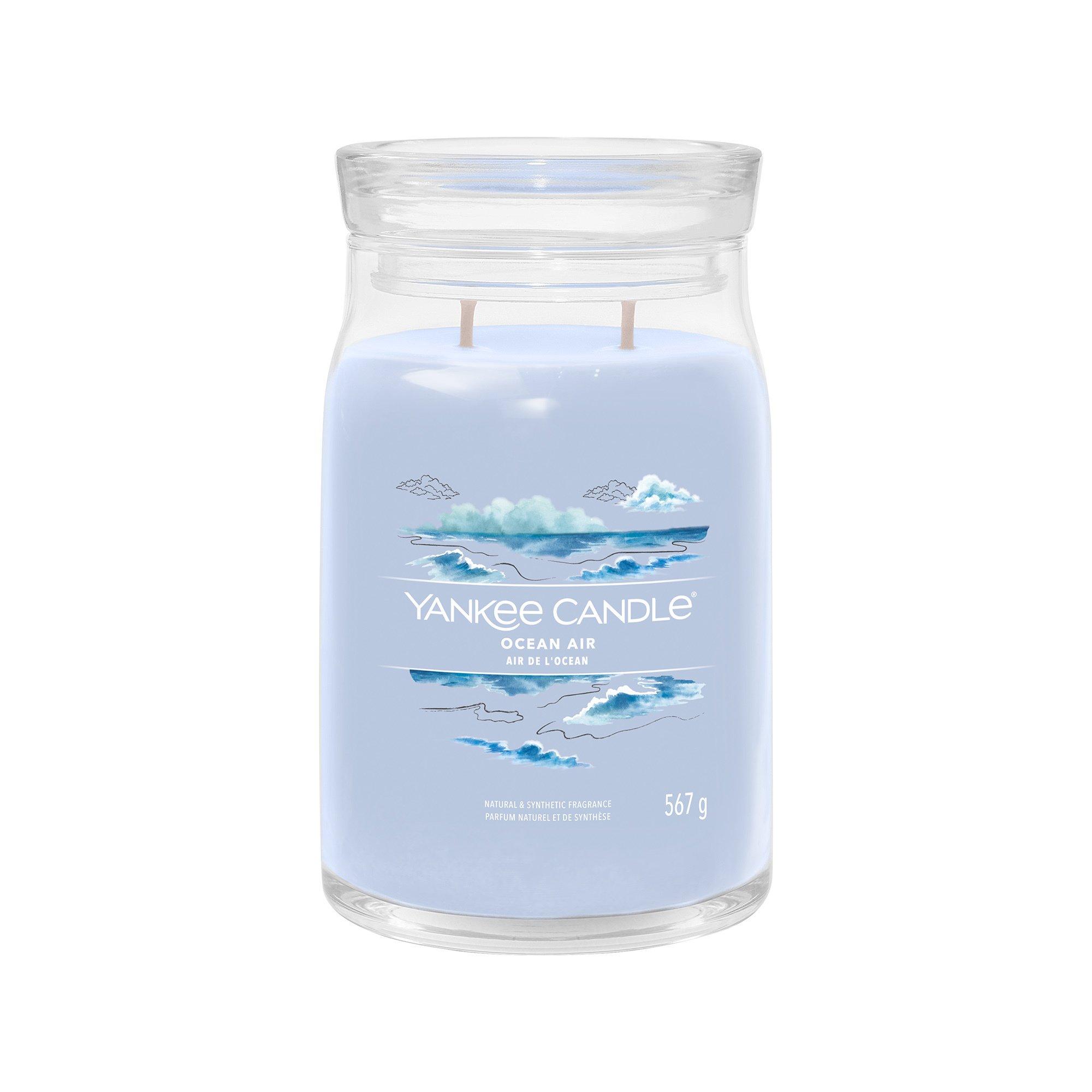 Yankee Candle Signature Bougie parfumée en verre Ocean Air 