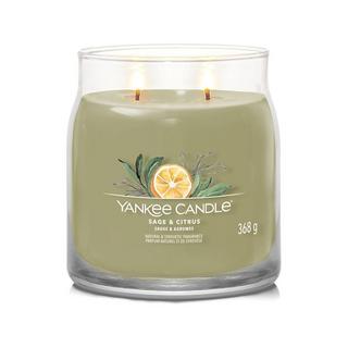 Yankee Candle Signature Candela profumata in vetro Sage & Citrus 