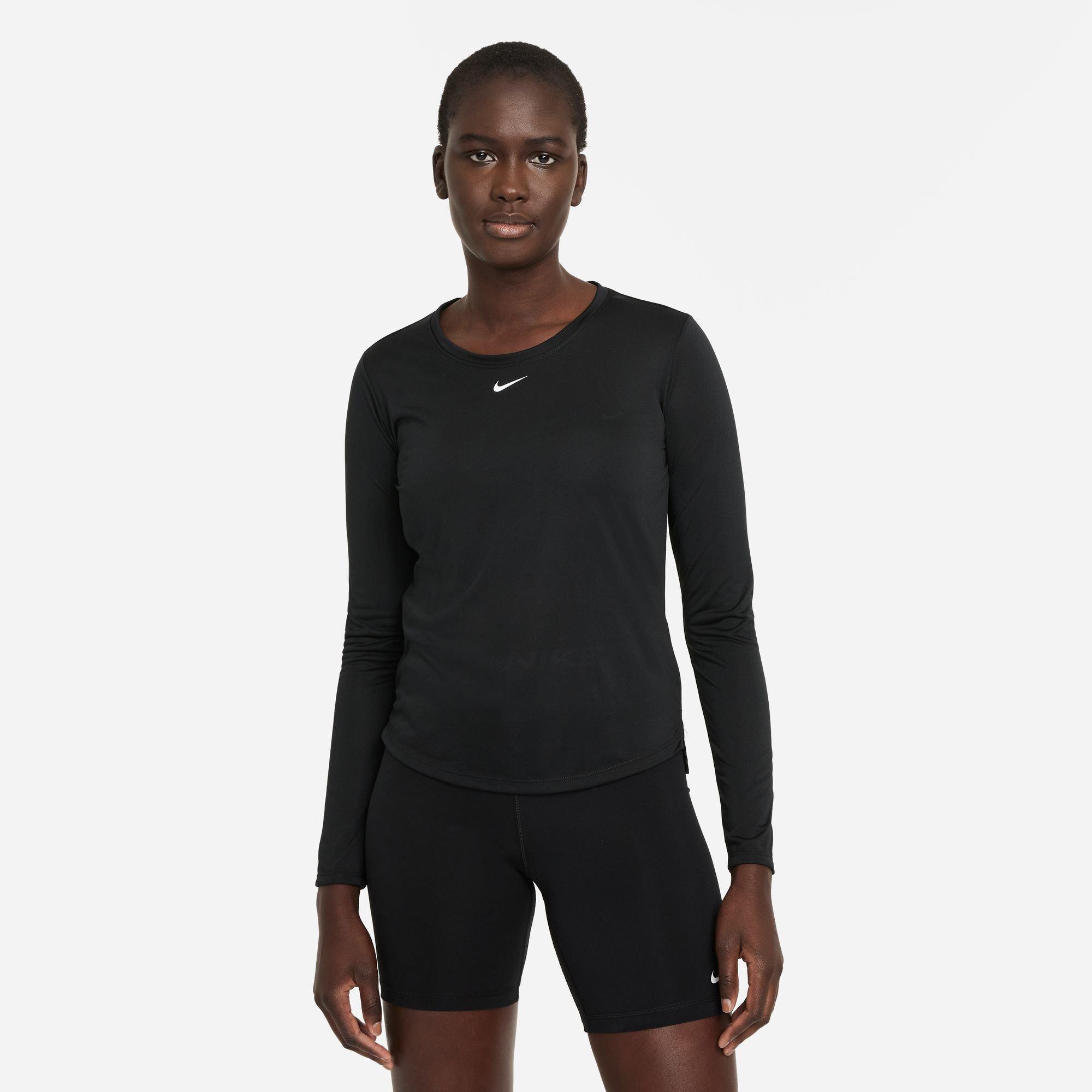 Image of T-shirt, Rundhals, Langarm Damen Black M