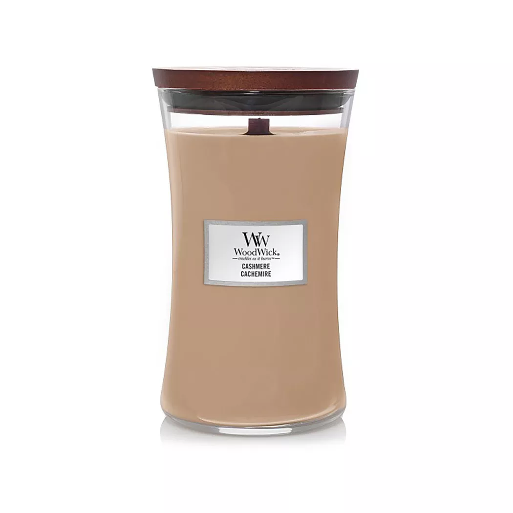 WoodWick Scented Glass Candle Light Brown 609g