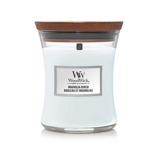 WoodWick Bougie parfumée en verre Magnolia Birch 