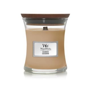 WoodWick Candela profumata in vetro Cashmere 