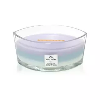 WoodWick Candela profumata in vetro Calming Retreat Trilogy