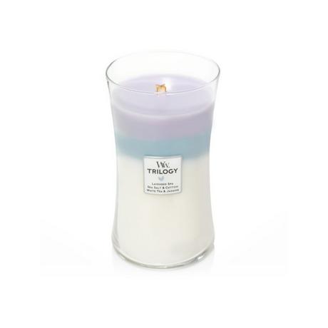 WoodWick Candela profumata in vetro Calming Retreat Trilogy 