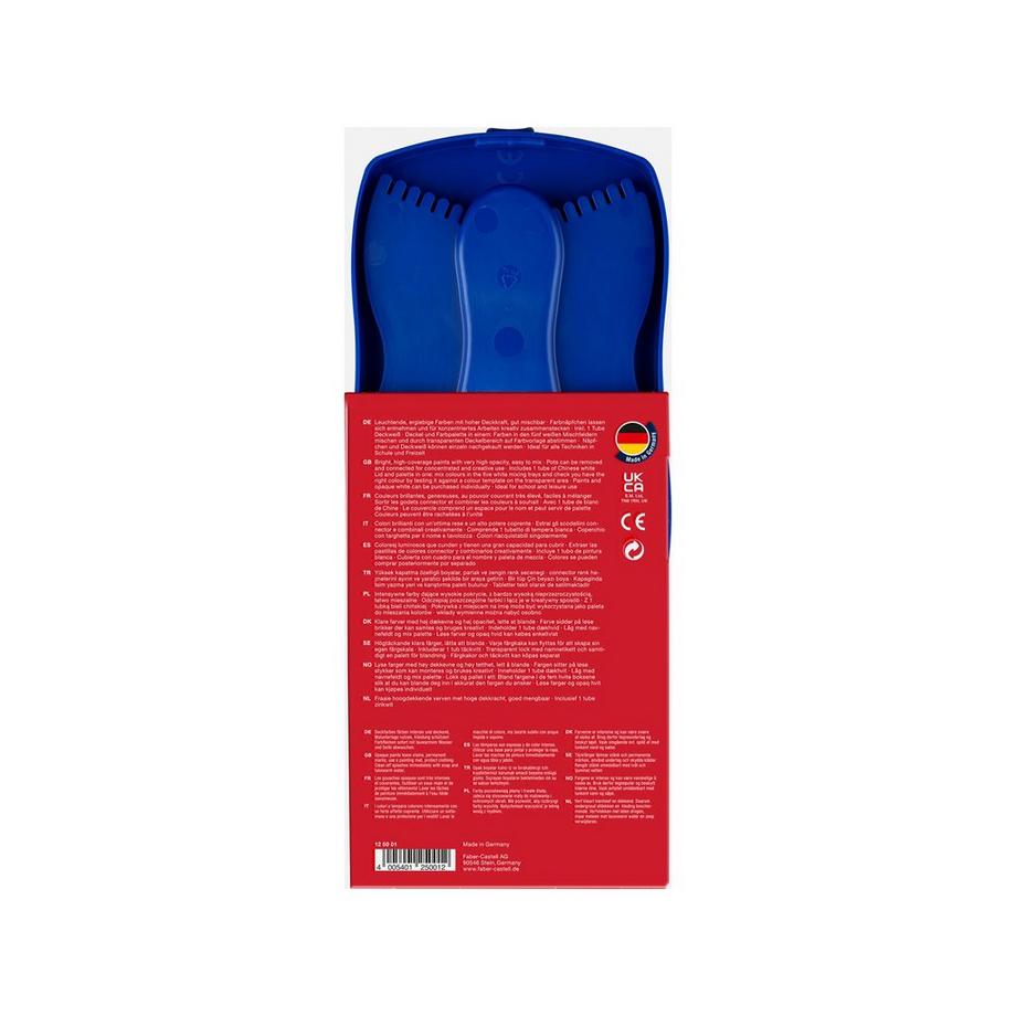 Faber-Castell Scatola colori a tempera con bianco coprente e pennello
 Connector 