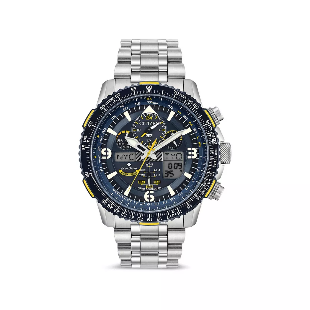 Citizen - Chronographe, Promaster, 45mm, Argent