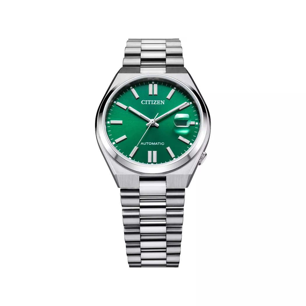 Citizen Tsuyosa NJ0150-81X Men's Watch – 40mm Green Dial Stainless Steel