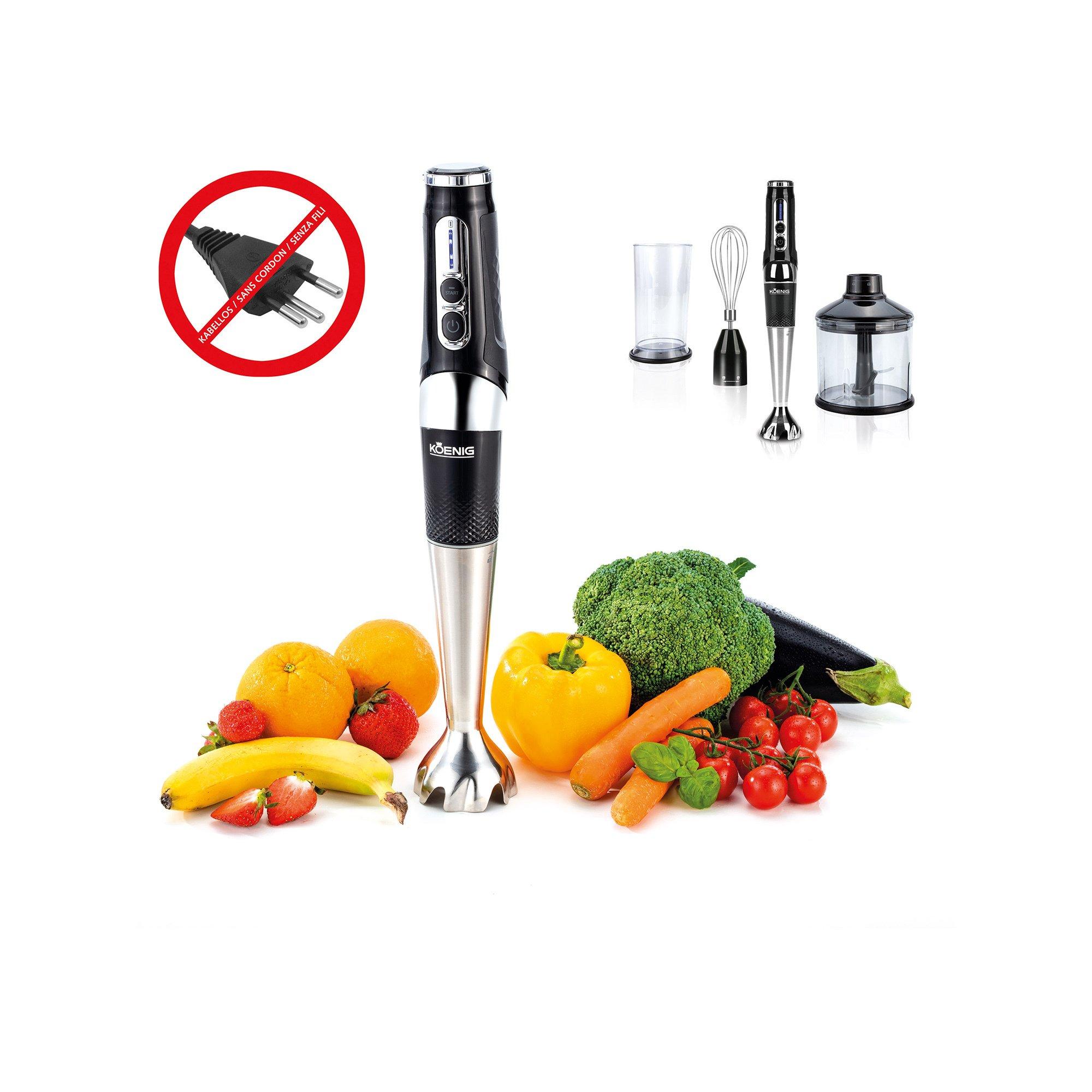 König Stabmixer Set, kabellos 