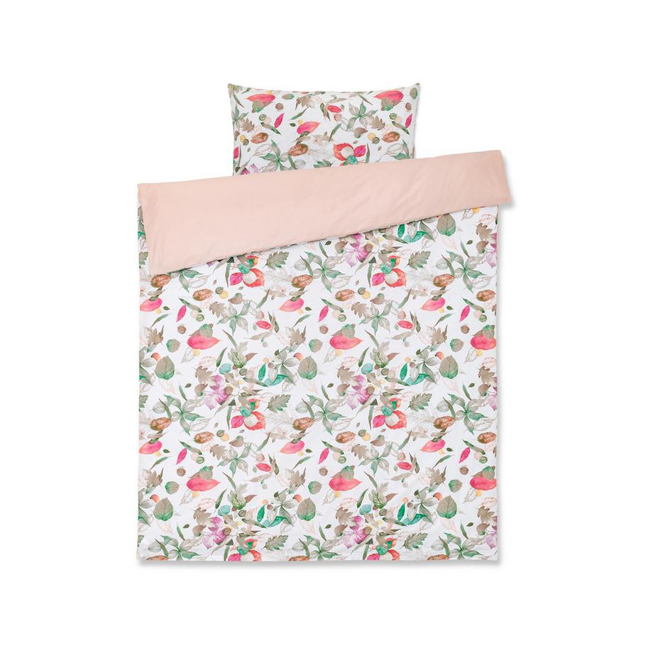 FAZZINI Blätterdruck Satin Kissenbezug  