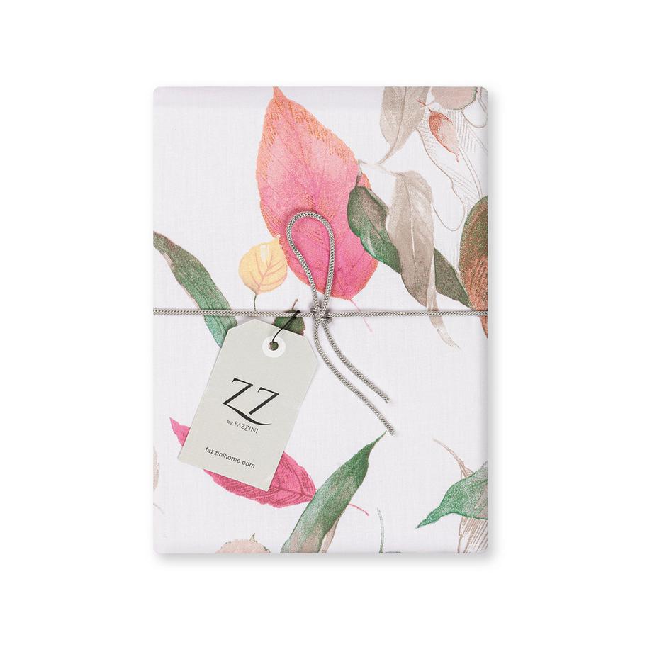 FAZZINI Blätterdruck Satin Kissenbezug  