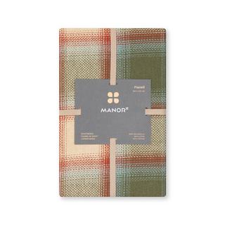 Manor Norwich Housse de Couette en Flanelle à Carreaux  