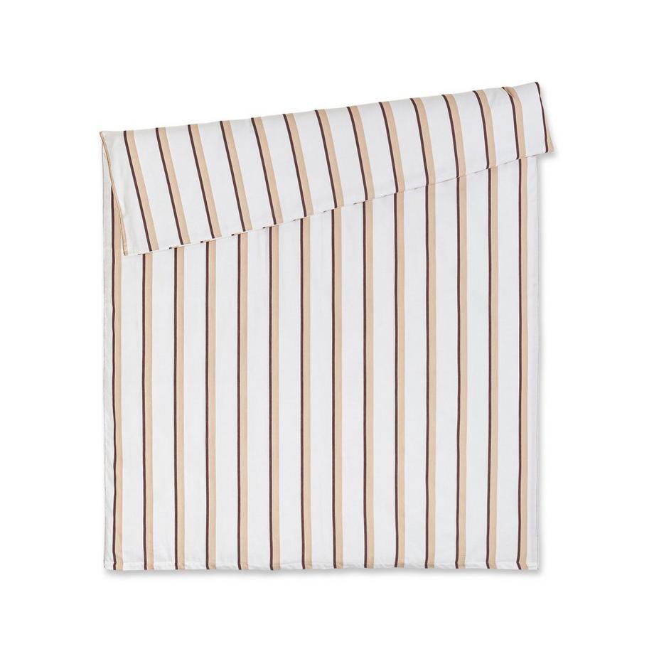 Manor Trieste Gestreifter Satin Duvetbezug  