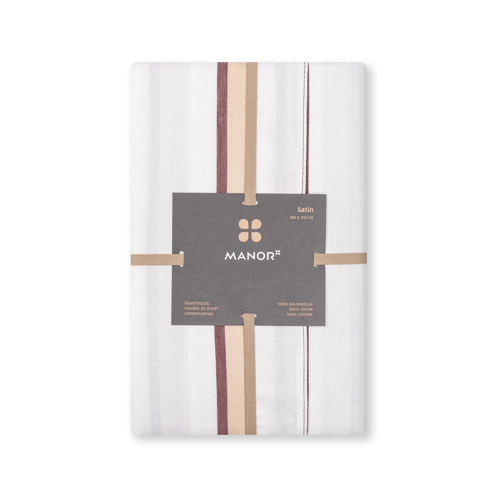 Manor Trieste Housse de Couette Rayée  