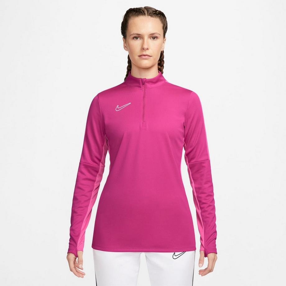 NIKE W NK DF ACD23 DRIL TOP BD T-shirt girocollo, maniche lunghe 