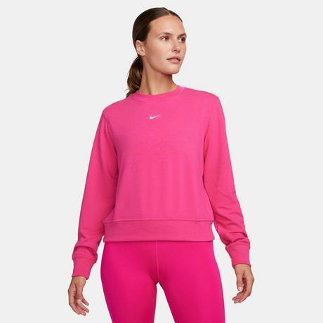 NIKE W NK ONE DF CREW LBR Pull, Regular Fit, manches longues 