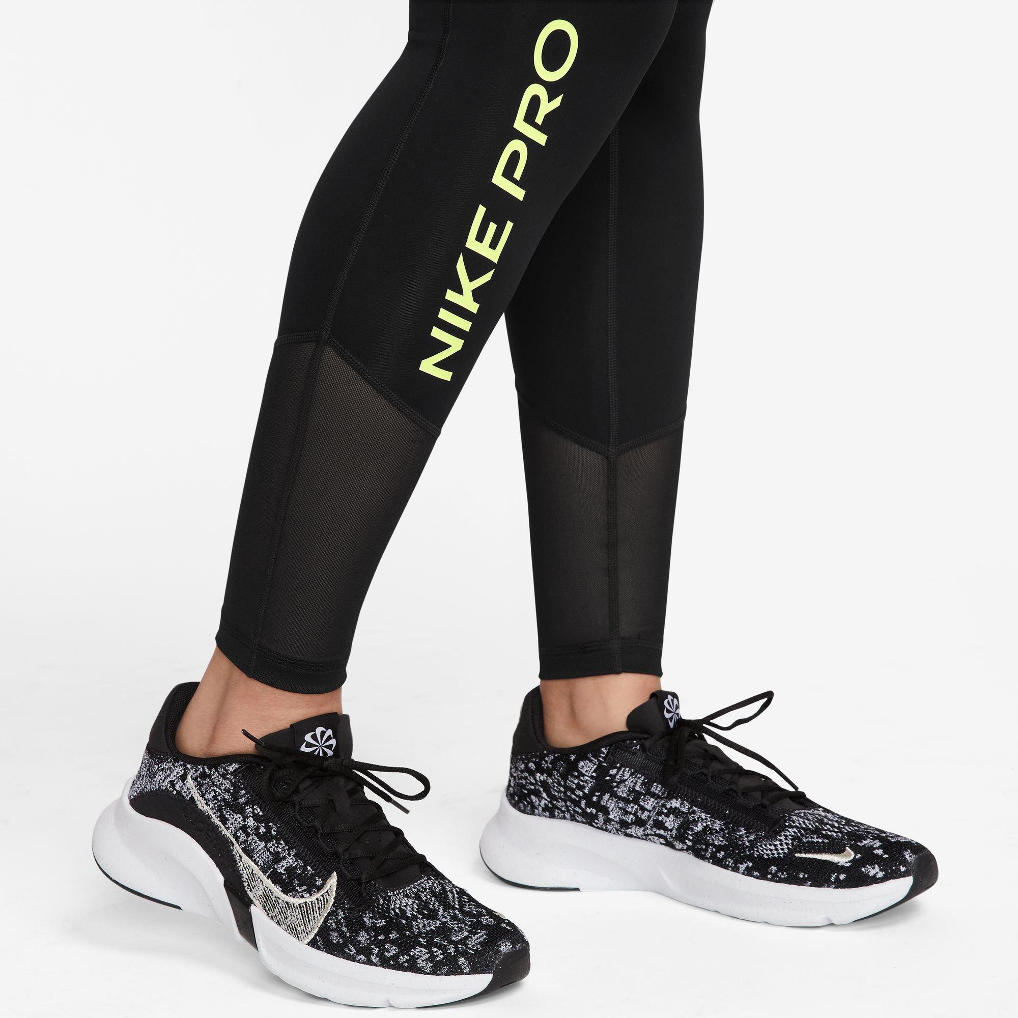 NIKE W NP DF MR TIGHT NVTY Leggings sportivo lungo 