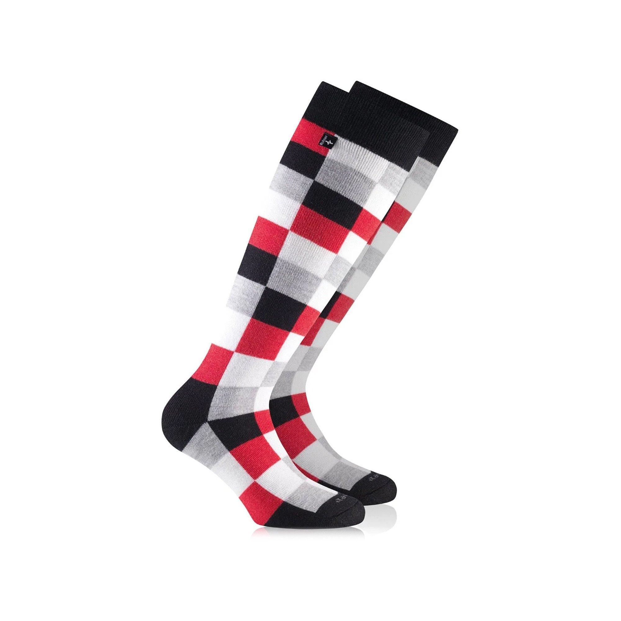 Image of Knielange Skisocken Herren Multicolor 39-41