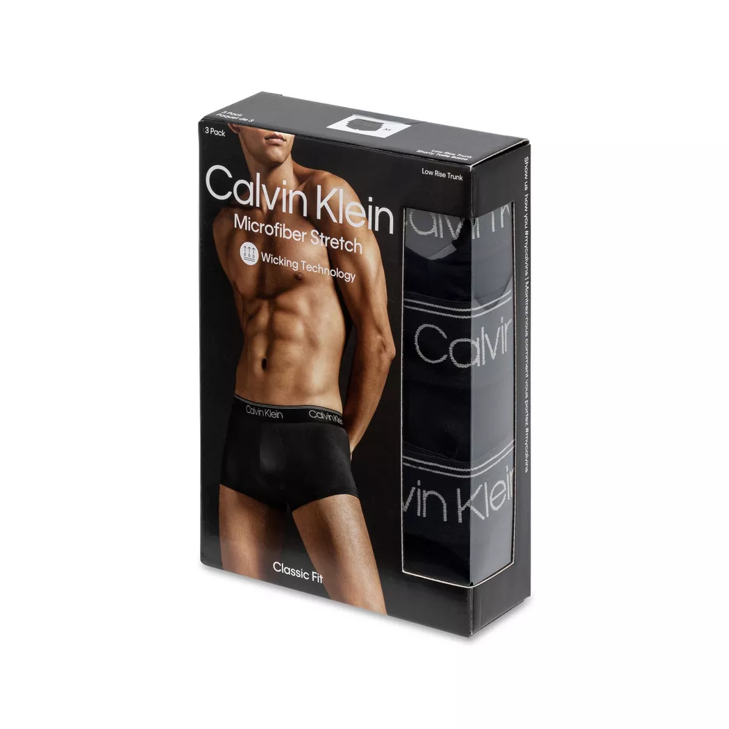 Calvin Klein Boxers 000nb2569a 3 Unités Black XL Homme