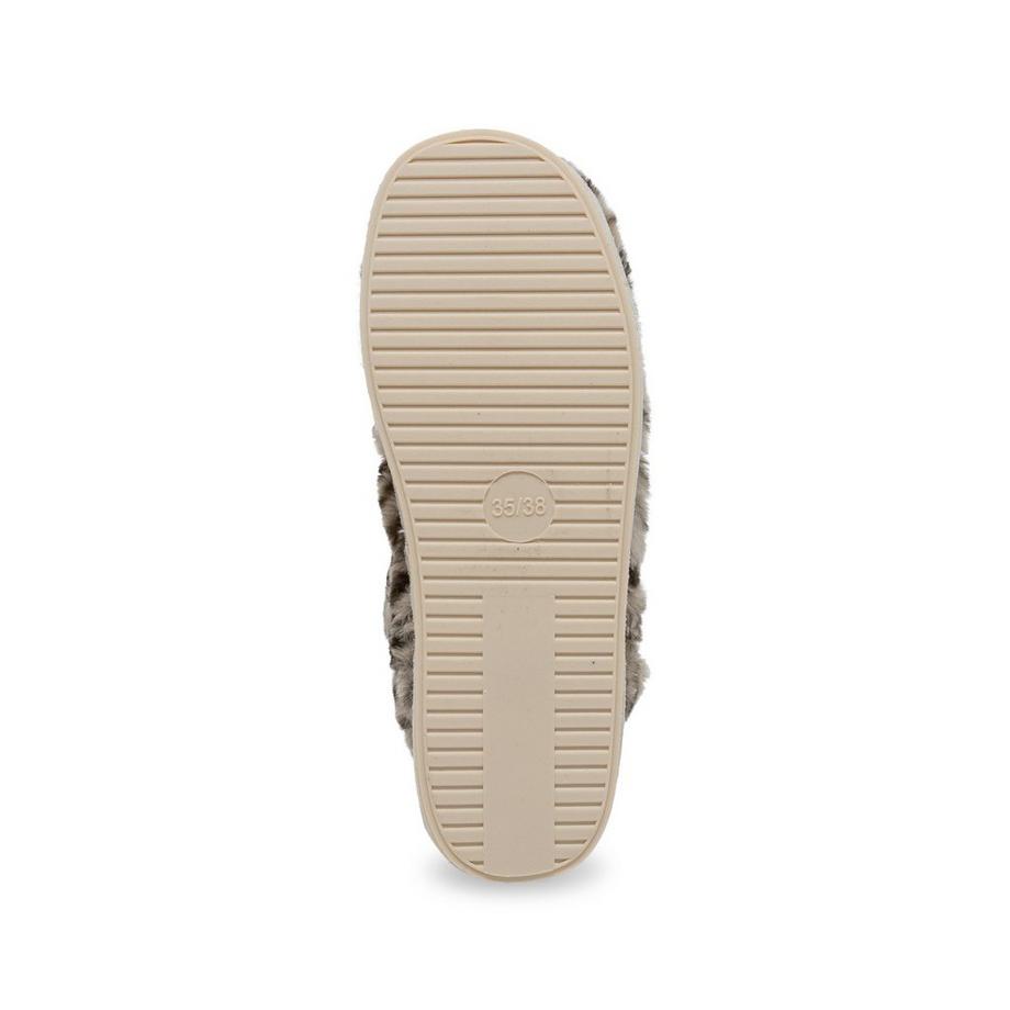 Manor Woman Plush Boots animla print Hausschuhe 