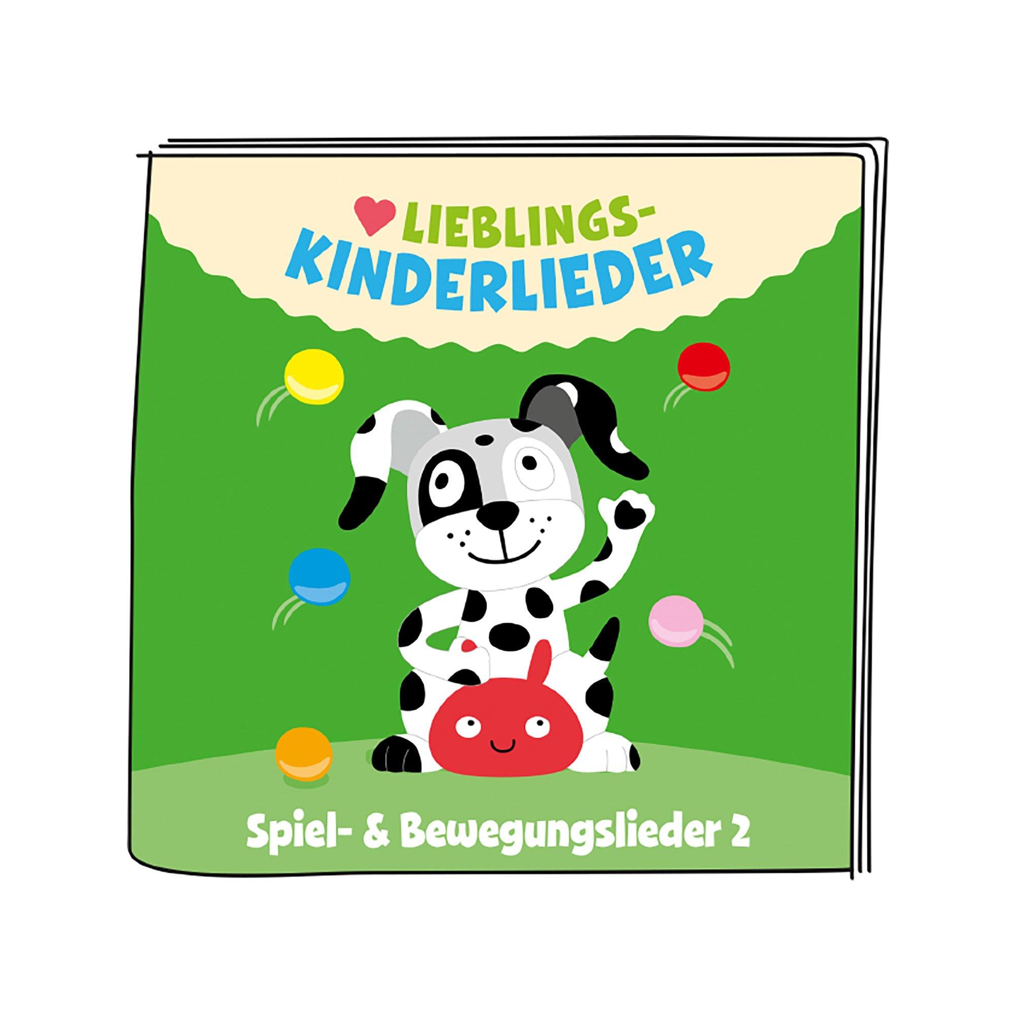 Tonies  Lieblings-Kinderlieder - Spiel- und Bewegungslieder 2, Allemand 