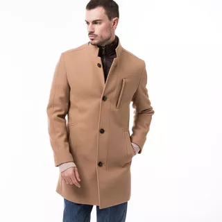 Manor Man  Kurzer Mantel, gerader Fit 
