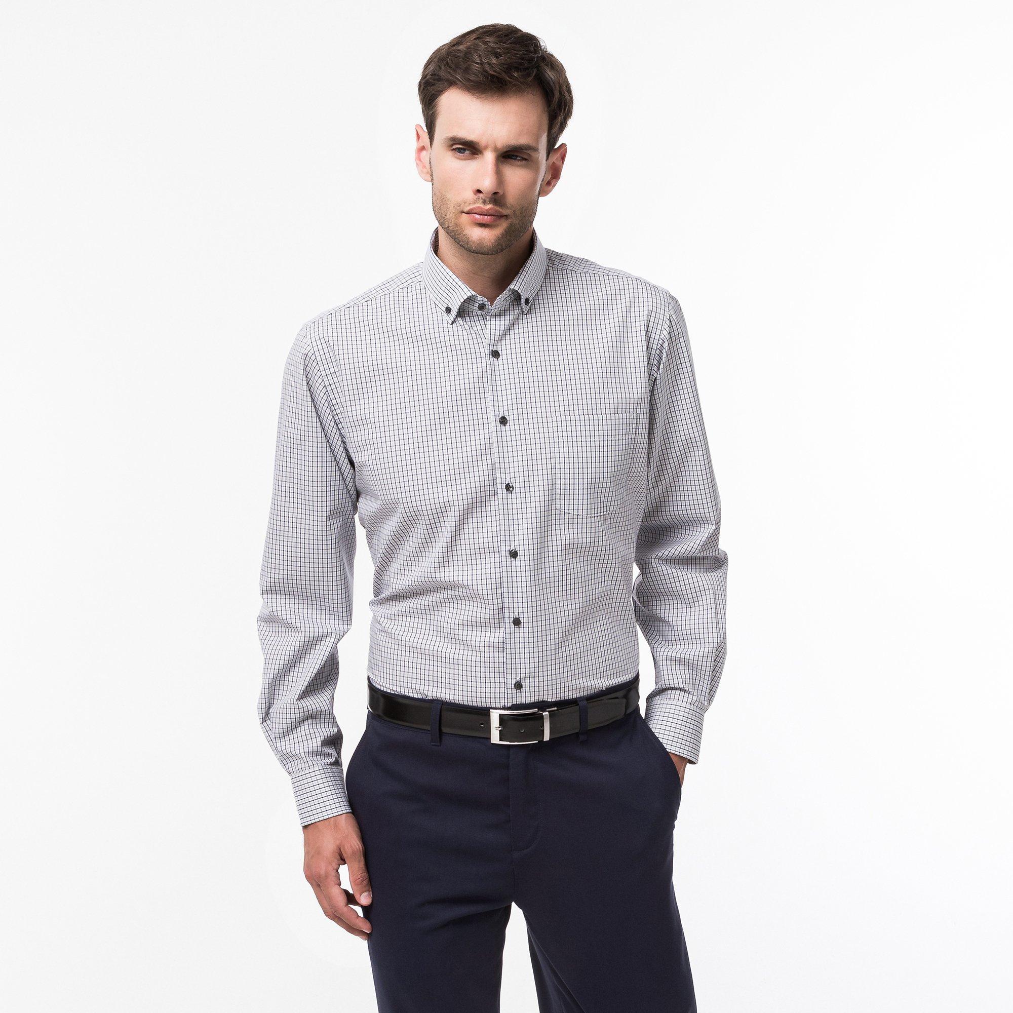 Manor Man  Chemise, Classic Fit, manches longues 