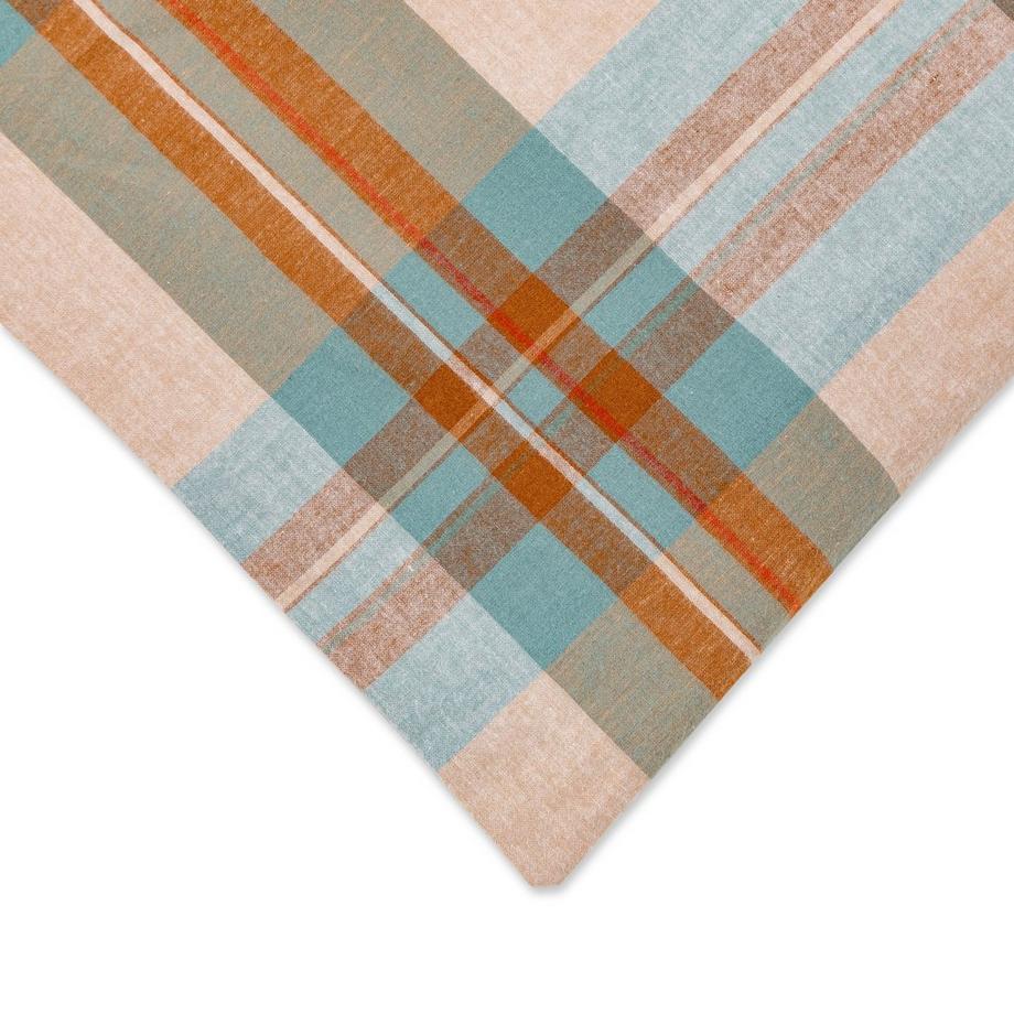 Manor Swansea Housse de Couette en Flanelle à Carreaux  