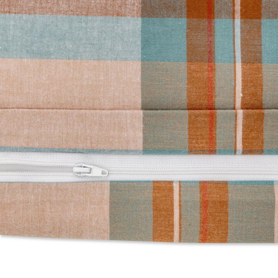 Manor Swansea Housse de Couette en Flanelle à Carreaux  