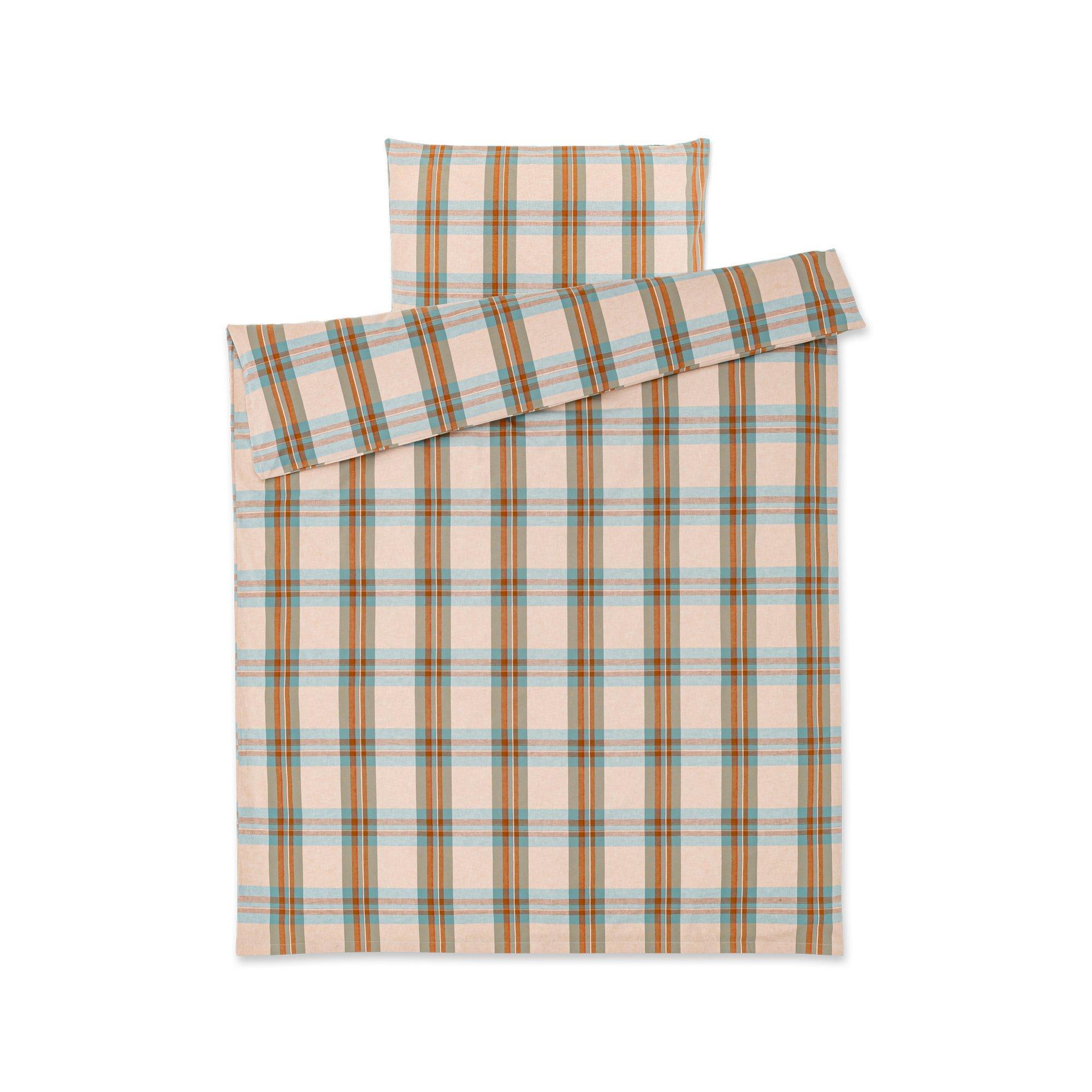 Manor Swansea Housse de couette en flanelle à carreaux  