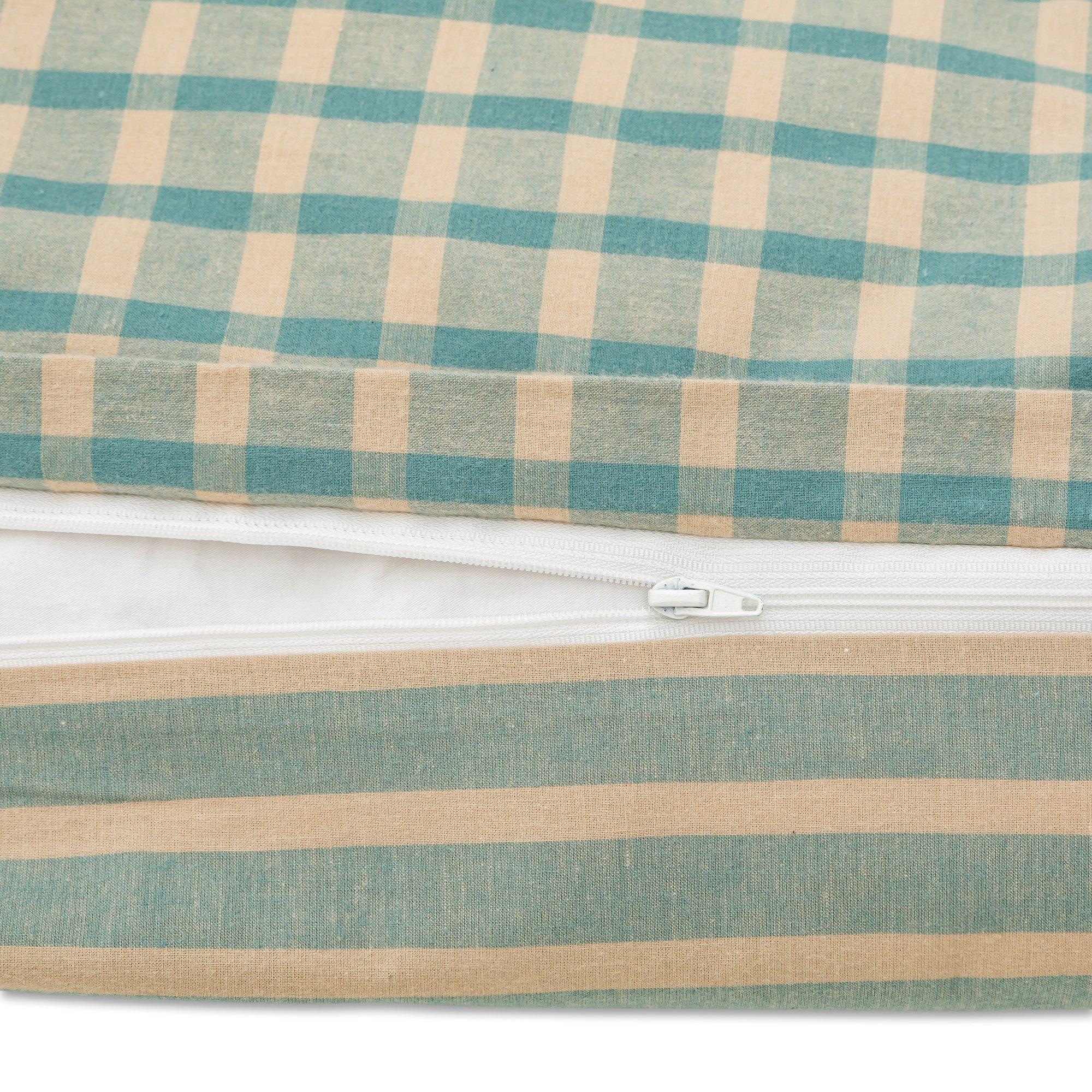 Manor Cartiff Flanella Federa a Righe  