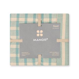 Manor Cartiff Flanella Federa a Righe  