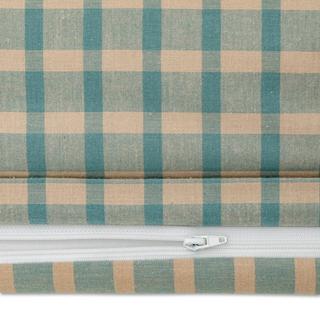 Manor Cartiff Housse de Couette Flanelle Rayée Carreaux  