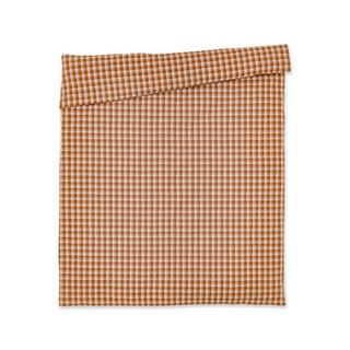 Manor Leeds Housse de couette en flanelle à carreaux  