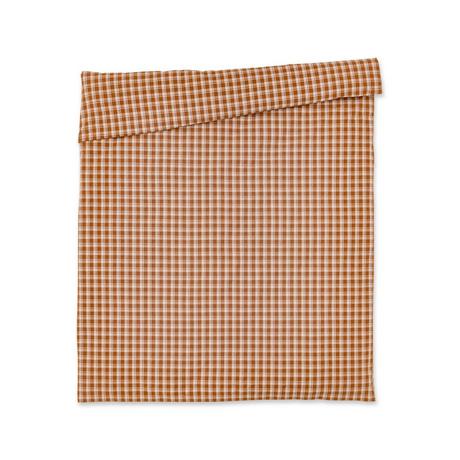 Manor Leeds Housse de couette en flanelle à carreaux  