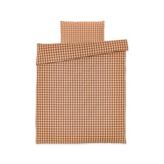 Manor Leeds Housse de couette en flanelle à carreaux  