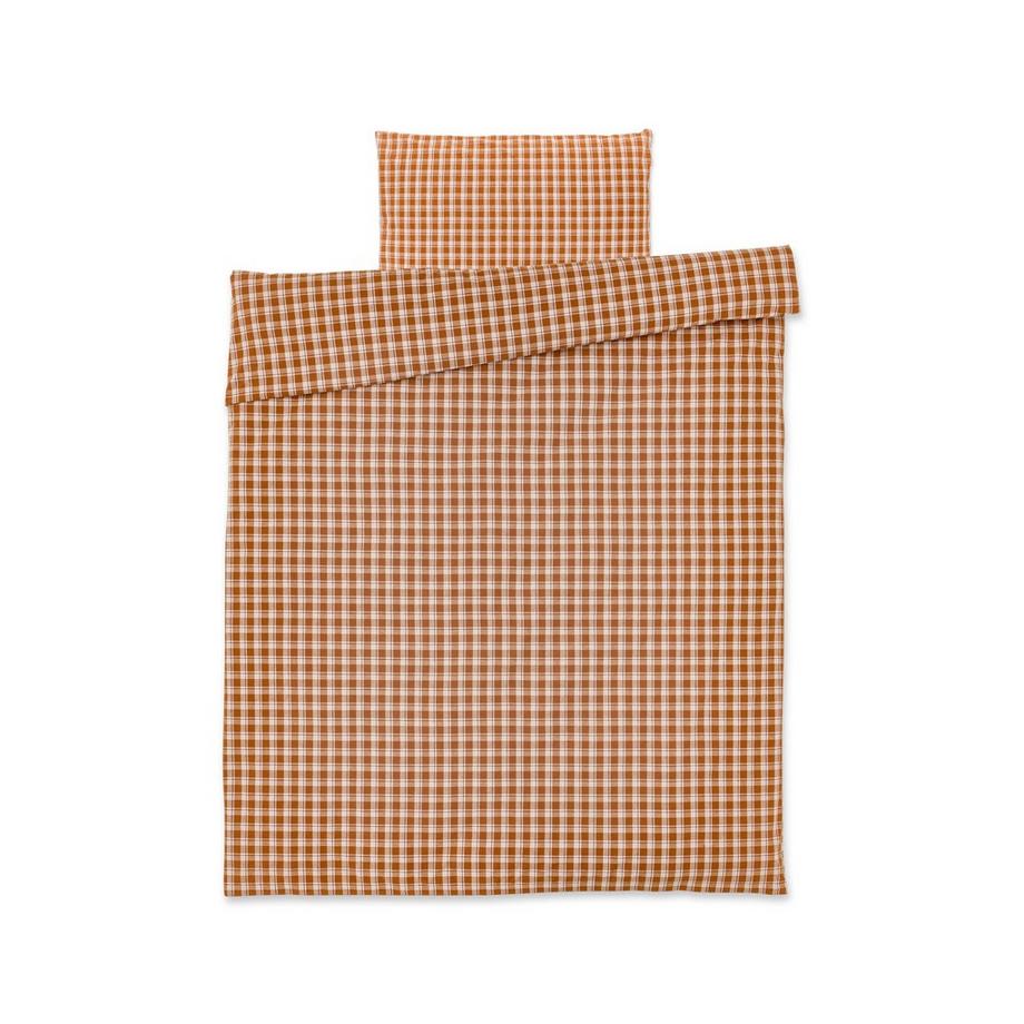 Manor Leeds Housse de Couette en Flanelle à Carreaux  