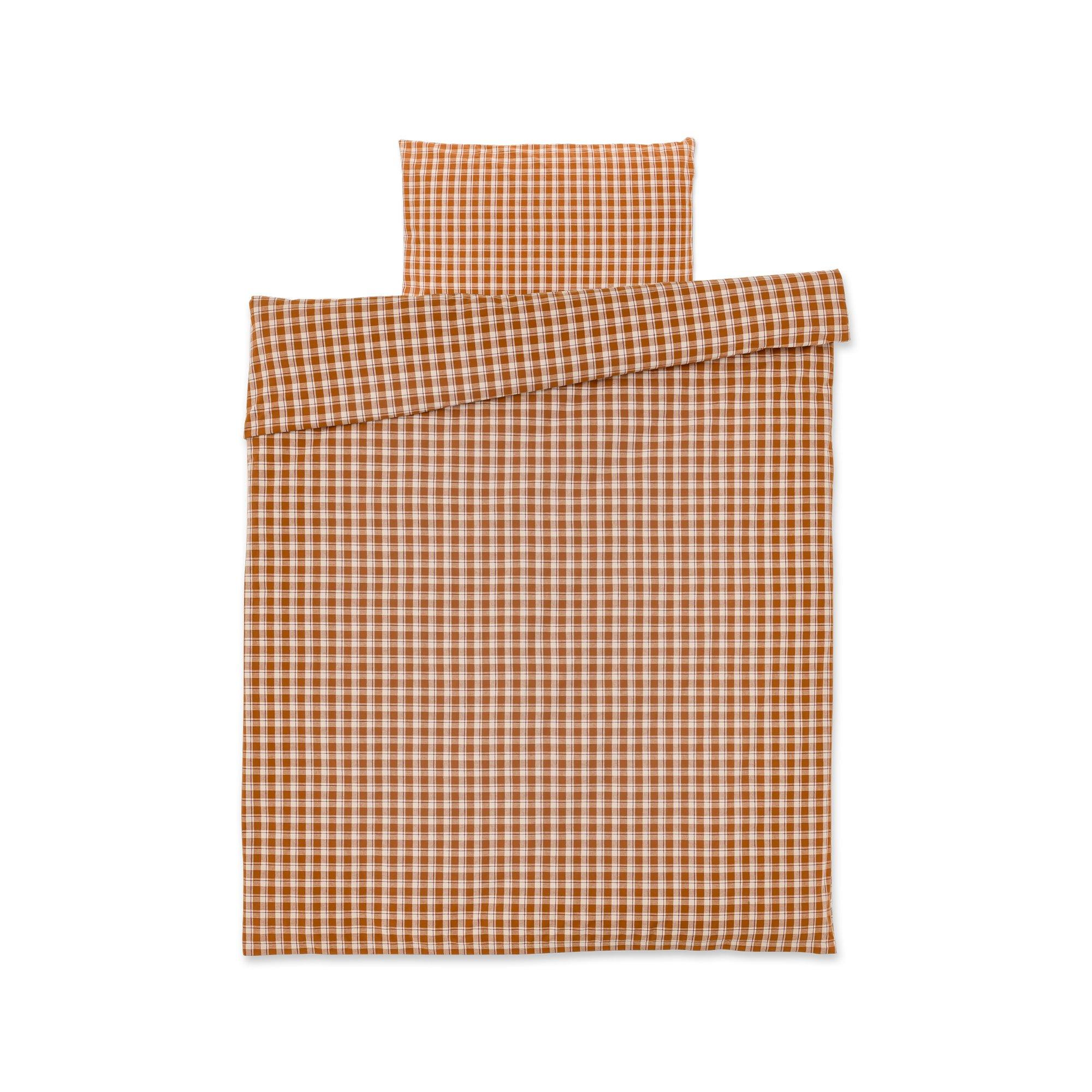 Manor Leeds Taie d'oreiller en flanelle à carreaux  