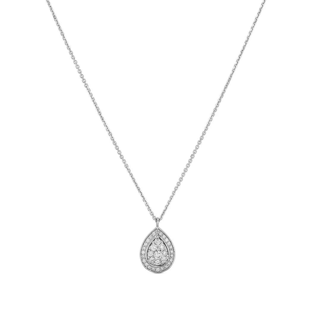 Sergio Ferris - Halskette, Collier or 18kt, 42cm, Weissgold