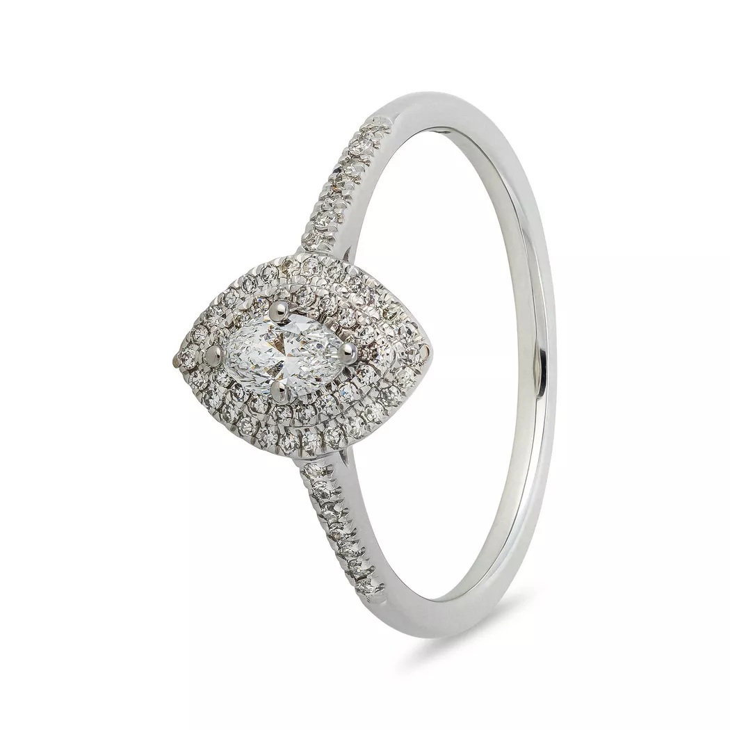 Sergio Ferris - Ring, Bague or 18kt, 52, Weissgold